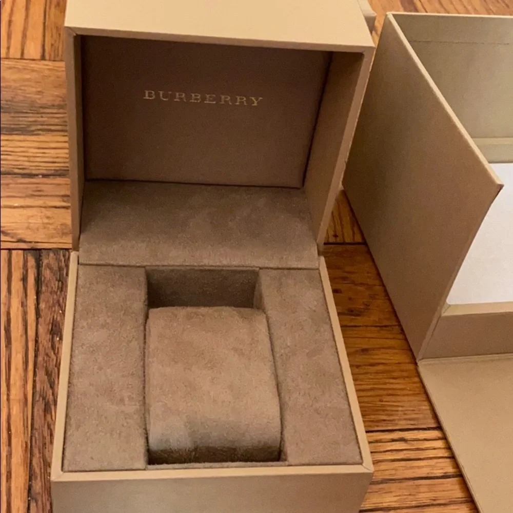 Burberry watch with case
